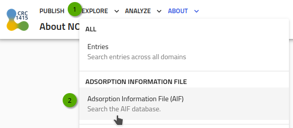 NOMAD GUI AIF Button